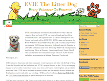 Tablet Screenshot of eviethelitterdog.com